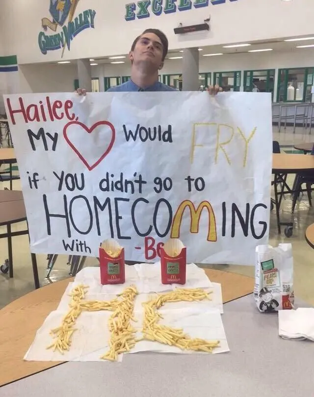 mcdonalds hoco proposal