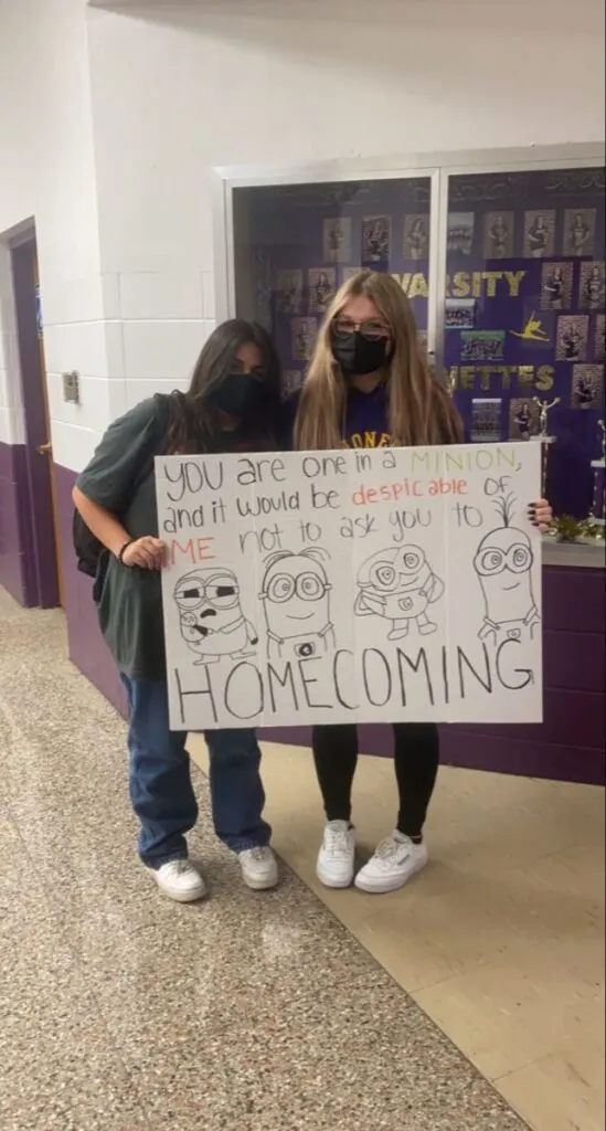 minion movie hoco proposal