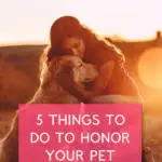 5 Things to Do To Honor Your Pet