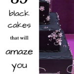 35 Black cakes that will amaze you
