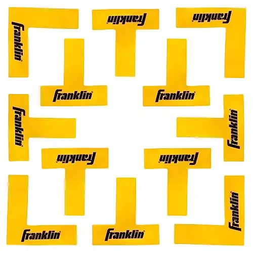 Franklin Sports Pickleball Court Marker Kit - Lines Marking Set with Tape Measure - Official Size Court Throw Down Markers