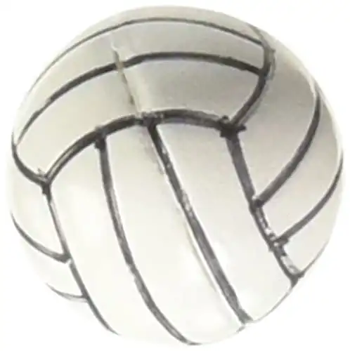 Crocs Jibbitz Sports Shoe Charms 3D Volleyball