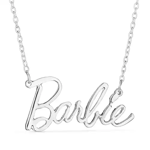 Barbie Script Logo Necklace