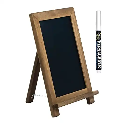 Tabletop Chalk Boards with Frame 13x9, Porcelain, Magnetic