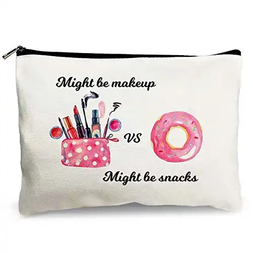 Cute Makeup Cosmetic Bags Might Be Makeup Might Be Snacks