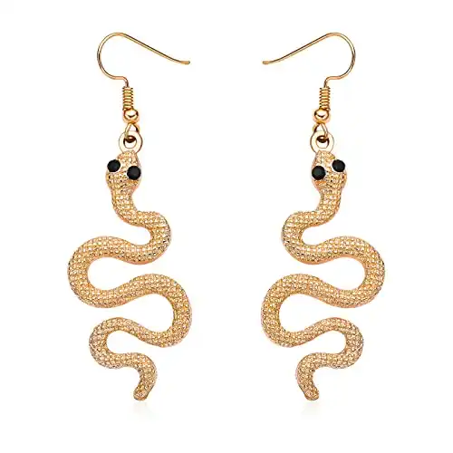 Reputation Earrings Gold Snake Dangle Earrings Reputation Jewelry Eras Jewelry for Women TS Fans Gift