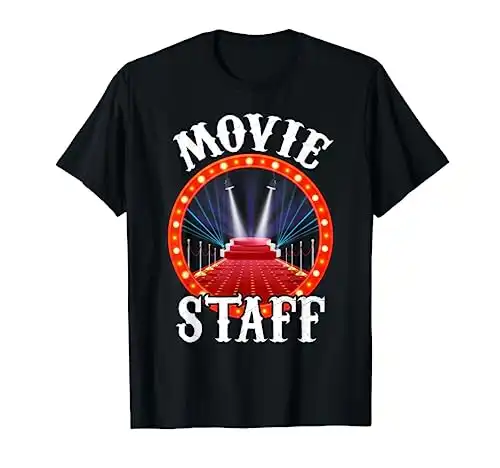 Movie Party Shirt - Movie Night Staff