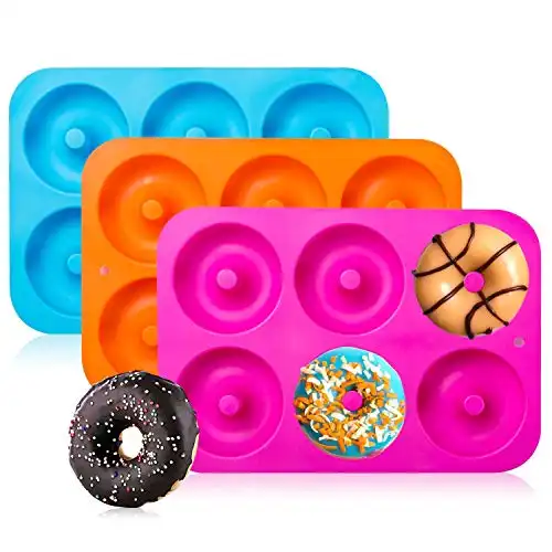 3-Pack Silicone Donut Pans