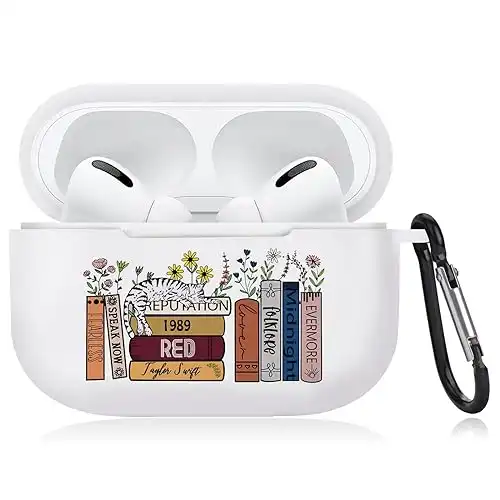 Cute Cases for AirPods Pro 2nd Generation with Keychain, Singer Inspired Version Design Soft Protective Headphone Cover for AirPods Pro 2