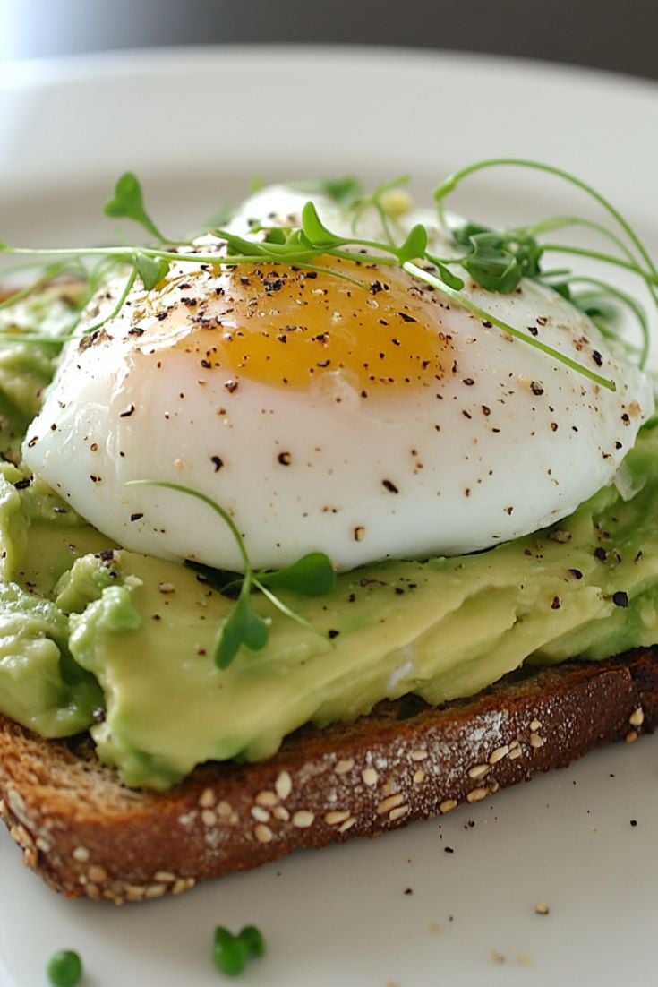 avocado toast and egg