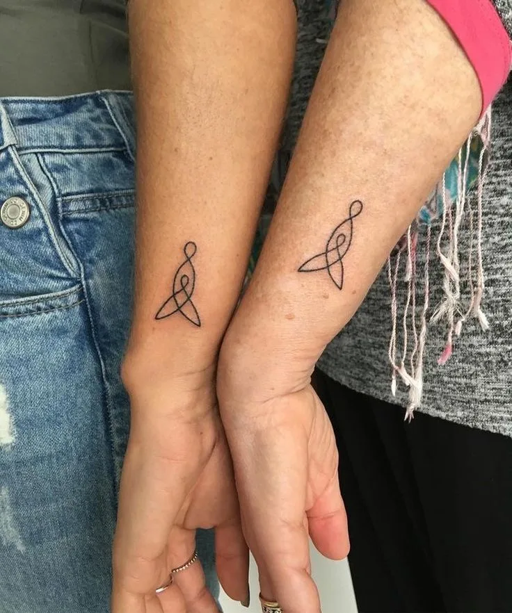 Celtic Knot Mother Daughter Tattoo