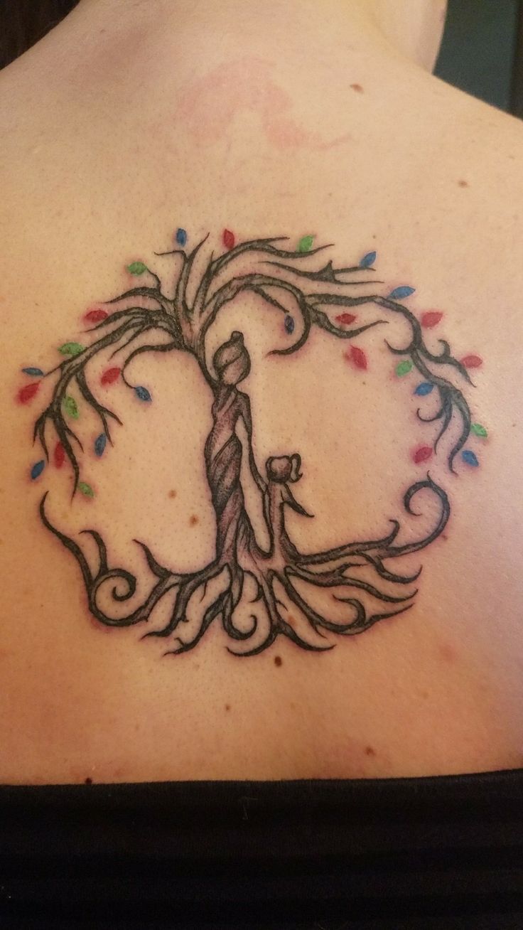 Mother Daughter Tattoo Family Tree of Life