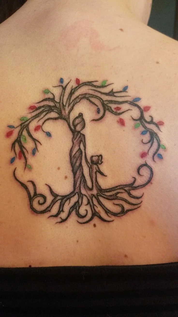 Mother Daughter Tattoo Family Tree of Life