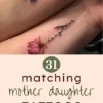 Matching Mother Daughter Tattoos