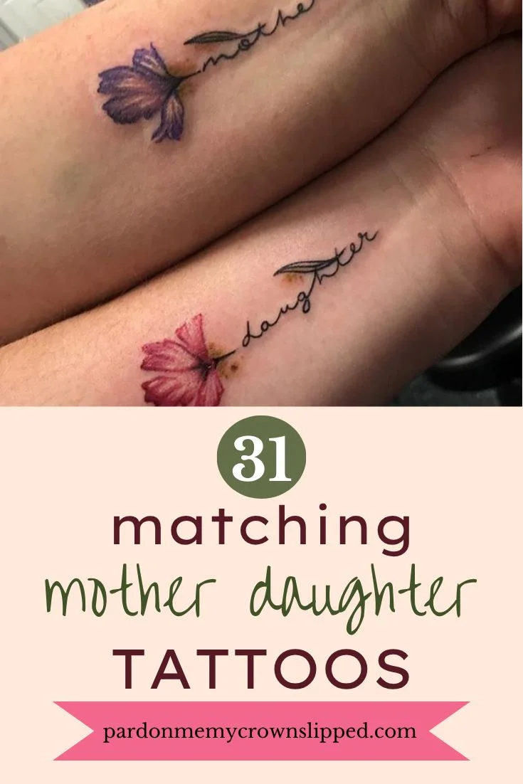 Matching Mother Daughter Tattoos