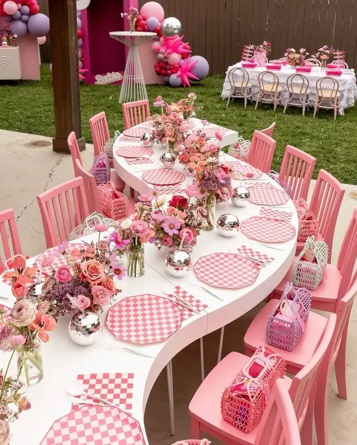Barbie Themed Outdoor Party