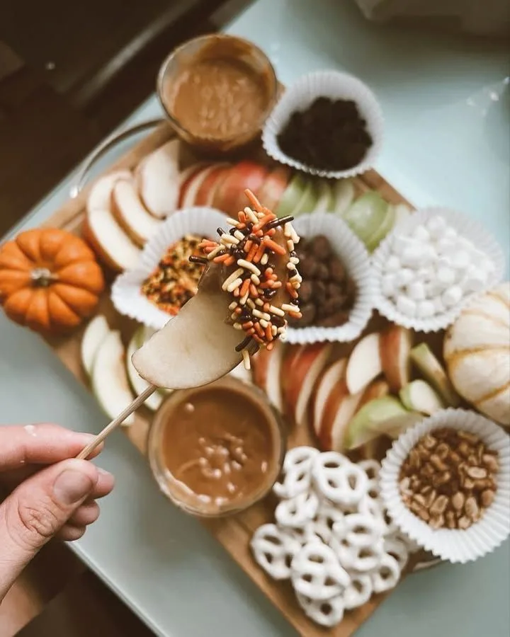 Caramel Apple Fall Charcuterie Board