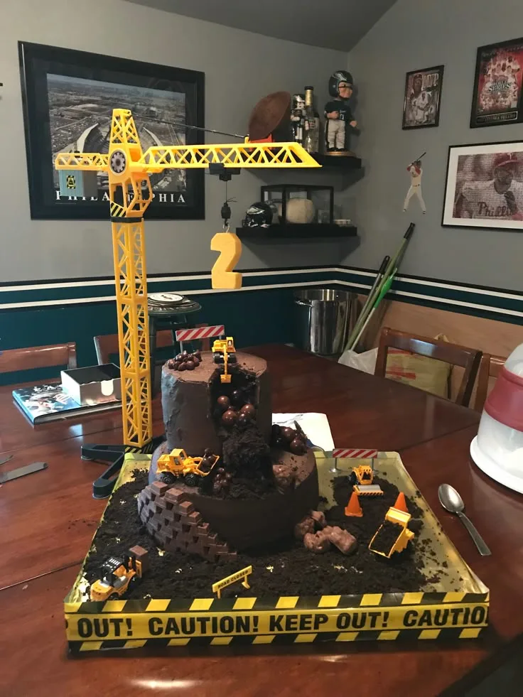 Construction Site Cake