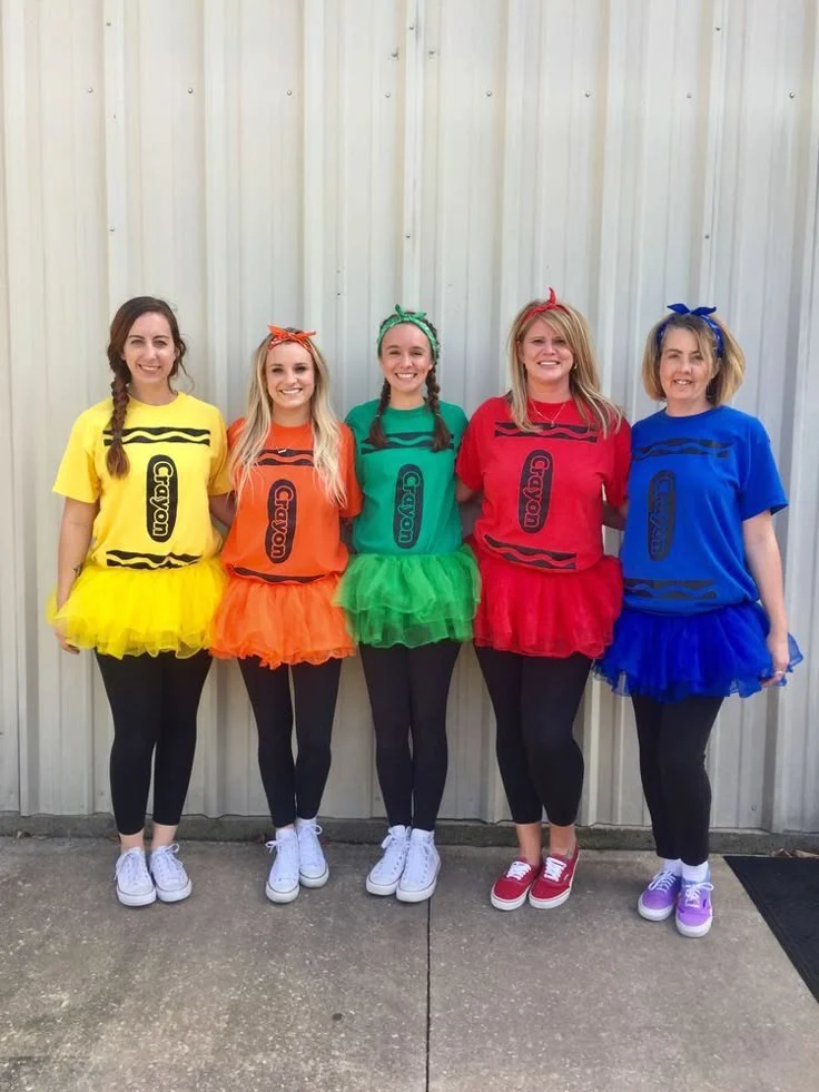 Crayons Group Costume