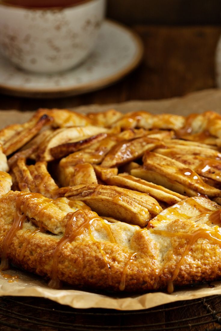 20 Cozy Fall Desserts Caramel Apple Galette