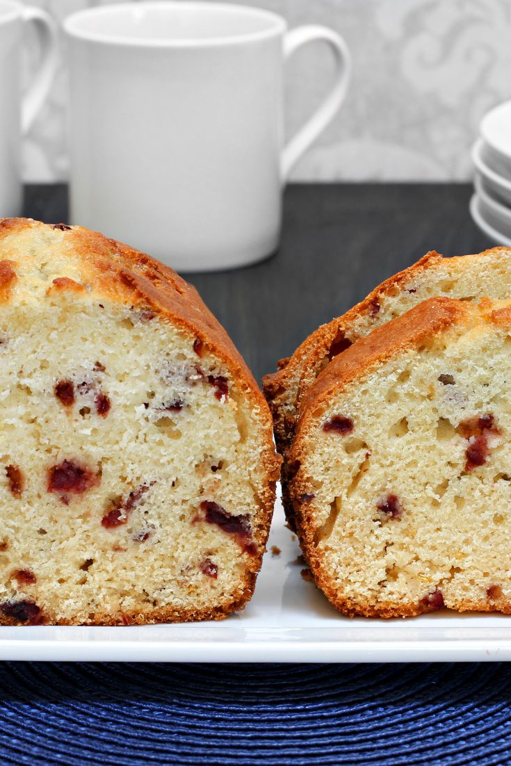 20 Cozy Fall Desserts Cranberry Orange Pound Cake