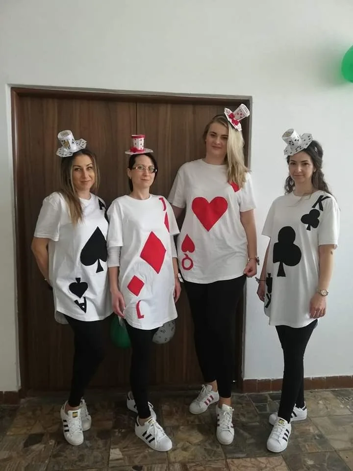 Group Halloween Costume for 4 Playing Cards