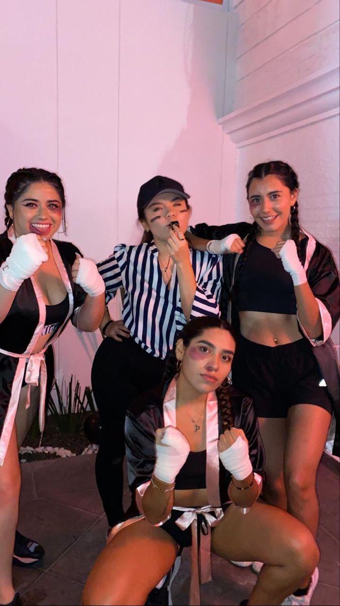 Halloween costume Boxers Referee Group