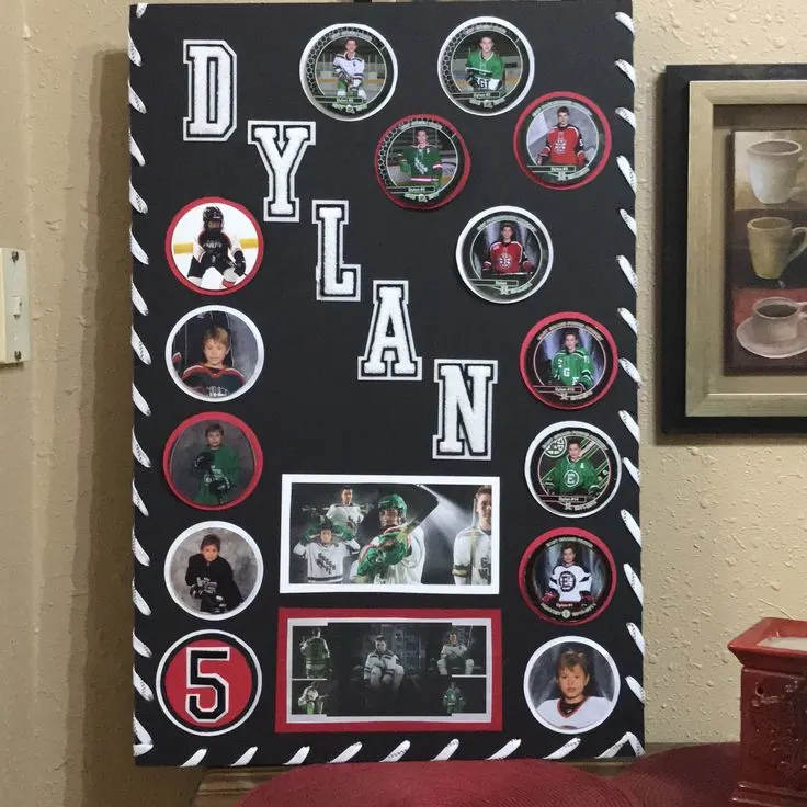 Hockey Senior Night Poster Board hockey senior highschool poster board seniornight