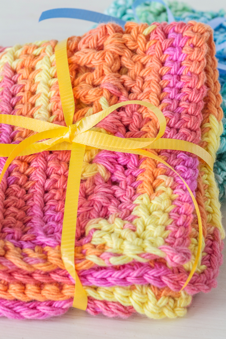 Knit dishcloth