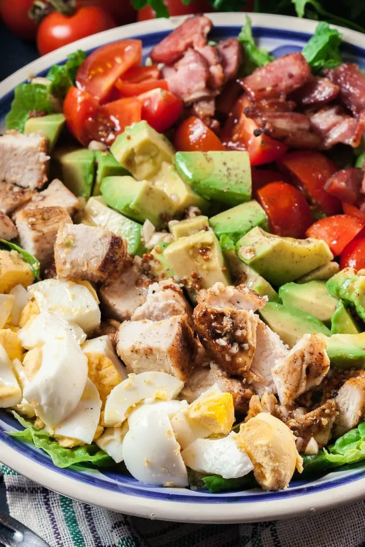 Mason Jar Cobb Salad