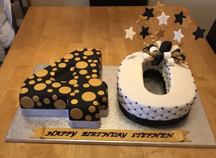Number 40 Cake for a 40th Birthday