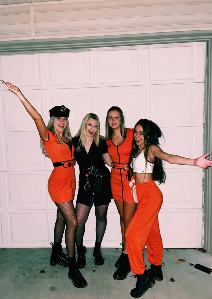 Prisoners and Cops Group Halloween Costume
