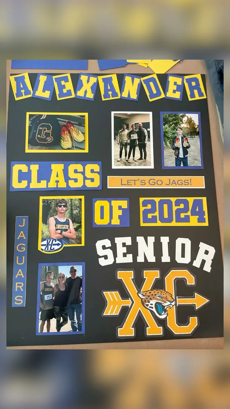 Senior Night Poster Cross Country