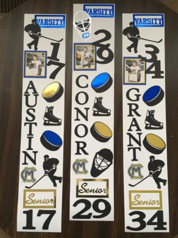 senior night poster ideas