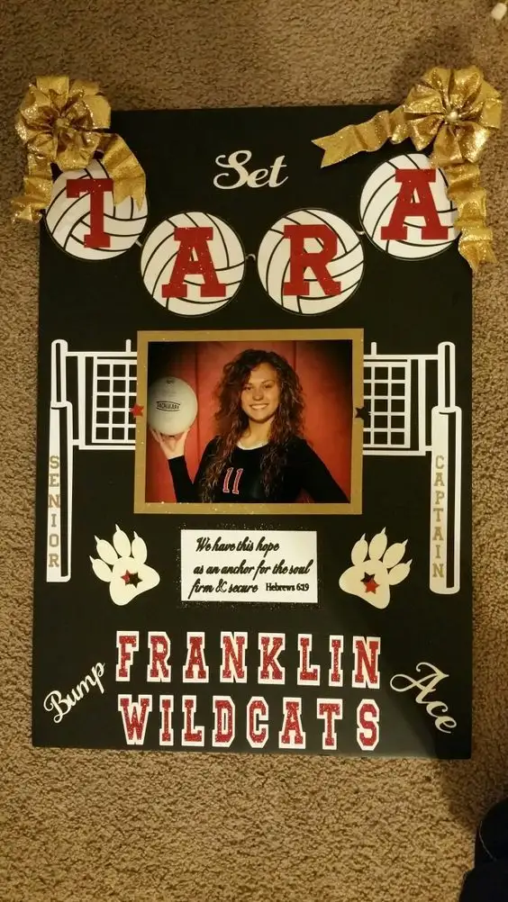 Senior Night Volleyball Poster