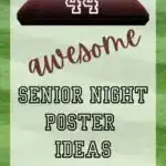 44 Awesome Senior Night Poster Ideas