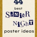 44 Best Senior Night Poster Ideas