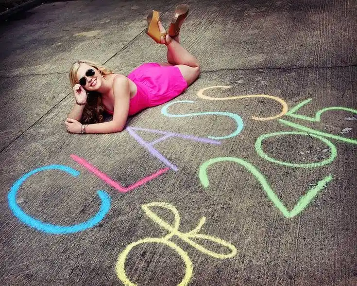 Senior Pic Chalk