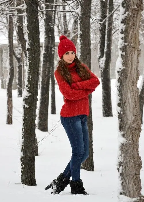 Senior Portrait Photo Picture Idea Girls Winter