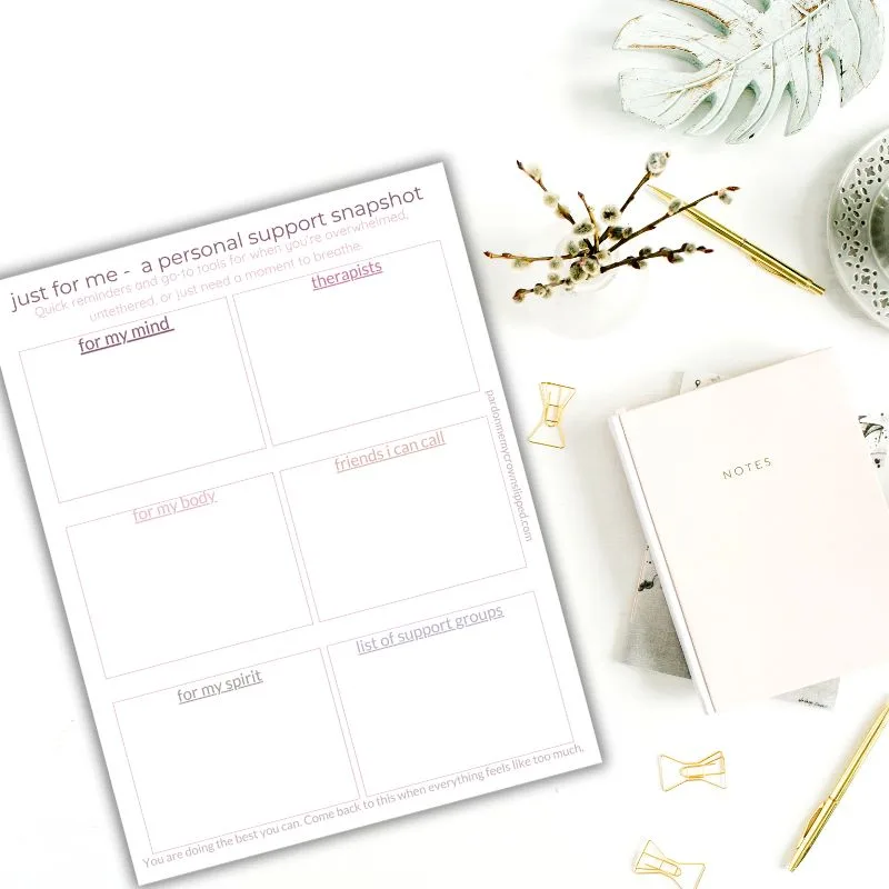 Just for Me Worksheet