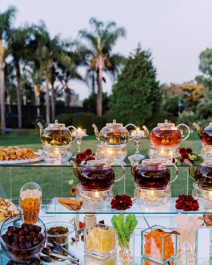 Tea Party Foods Hot Tea Bar
