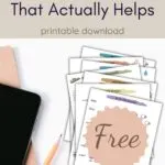 Teen Mood Tracker that Actually Helps printable download