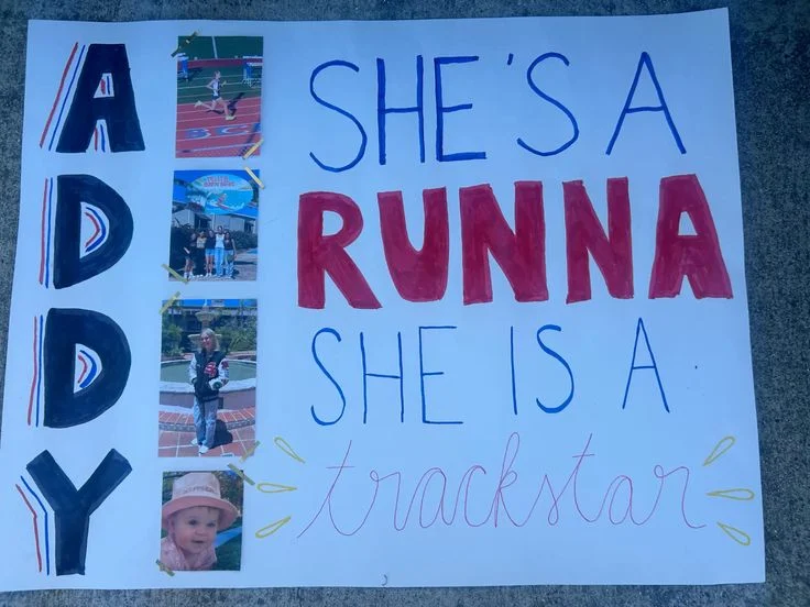 Track and Field Senior Night Poster