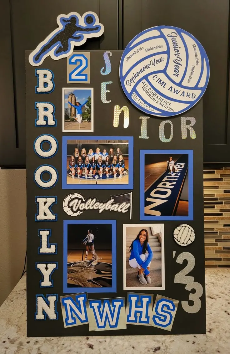 Volleyball Senior Night Poster