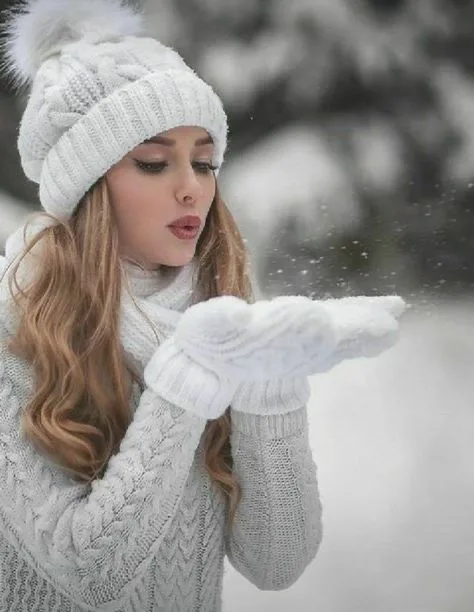 Winter photo senior