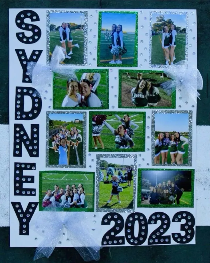 cheer senior night poster