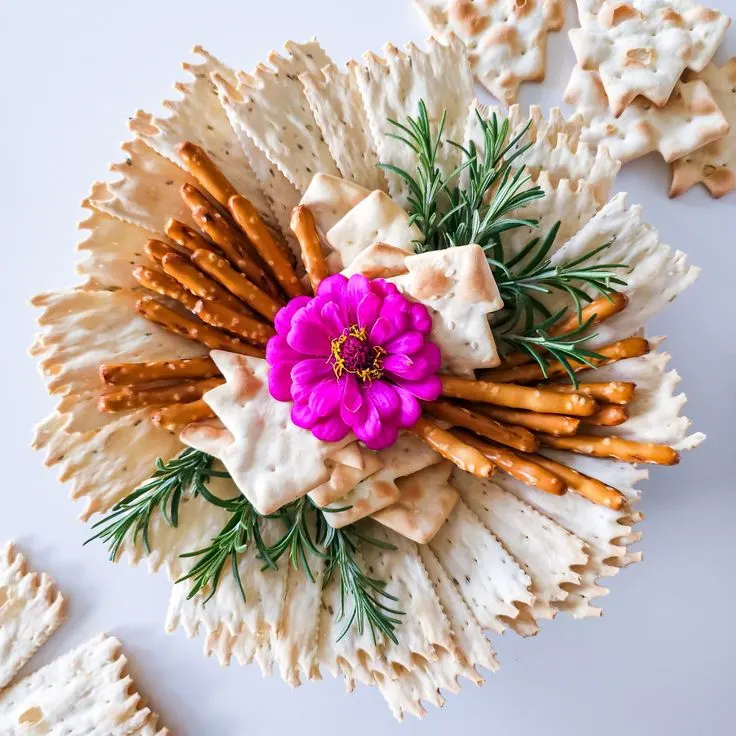 crackers tea party foods