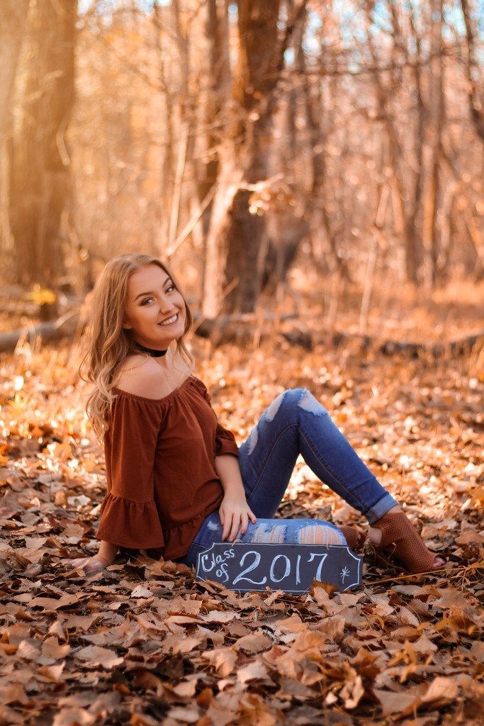 forest senior photo