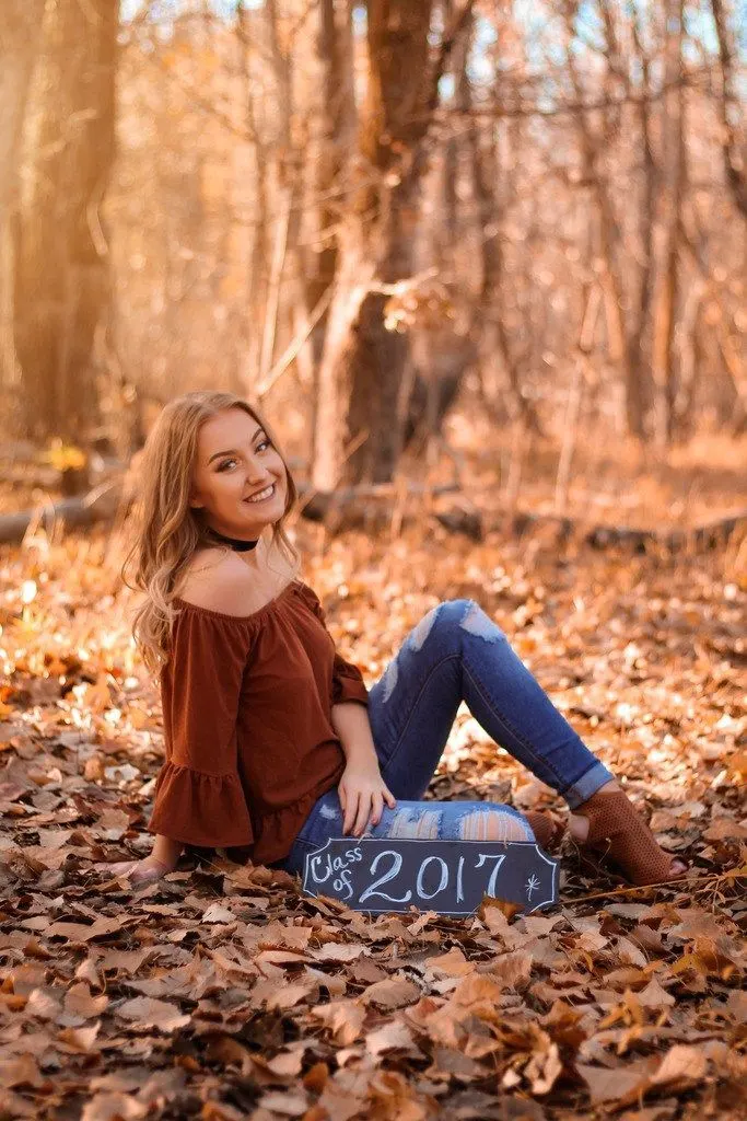 forest senior photo