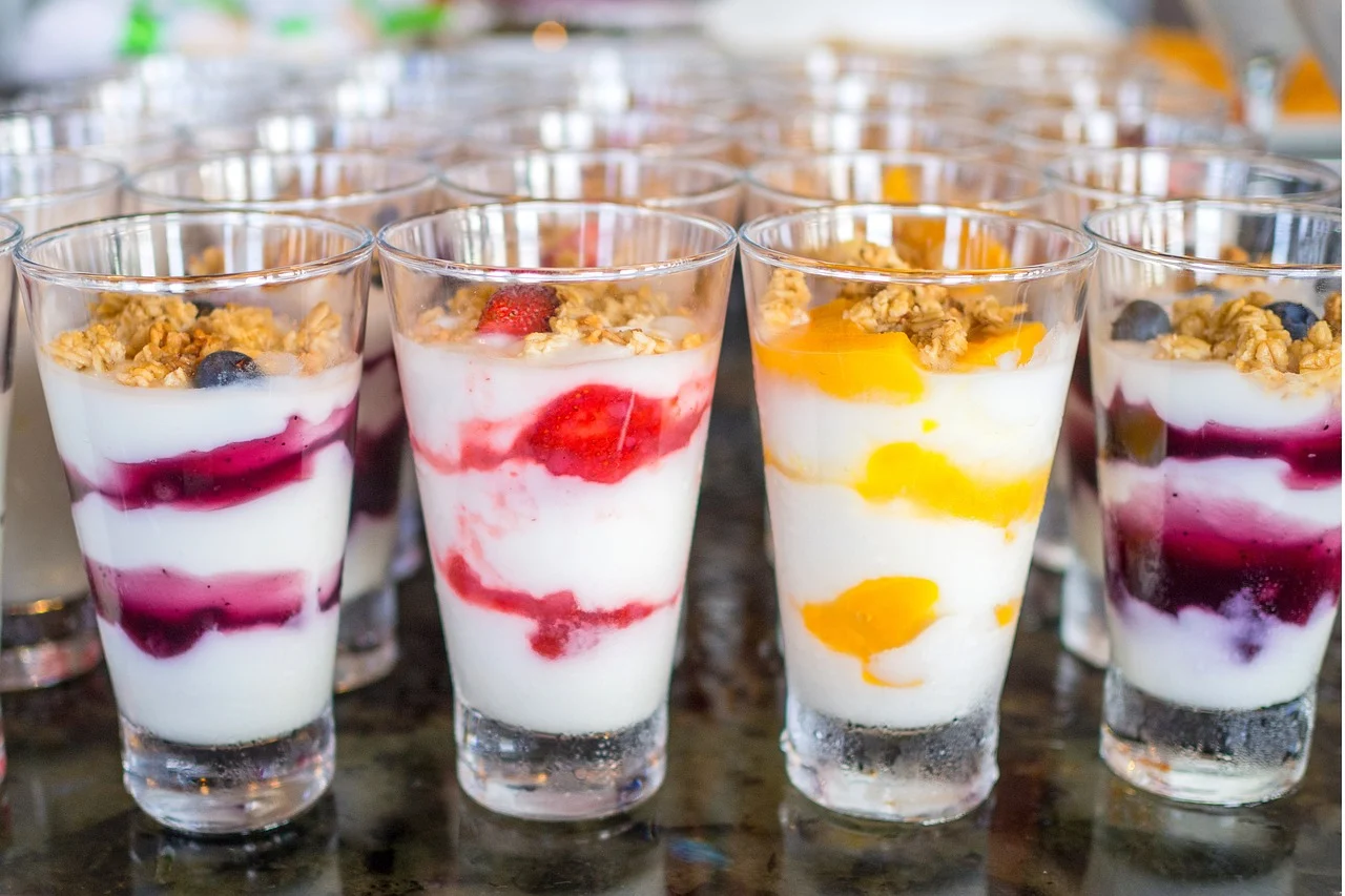 fruit parfait tea party foods